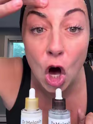 TikTok post by @elleemmpee for French Pharmacy. Caption reads: [...] viral for a reason!! @Dr.Melaxin....