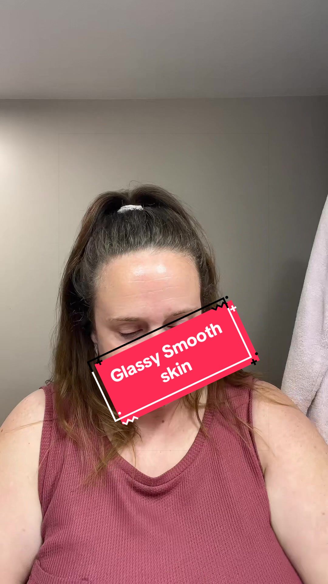 TikTok post by @fallon_maria84 for Hanskin Skincare. Caption reads: @Hanskin did their thing with this one. Check it....