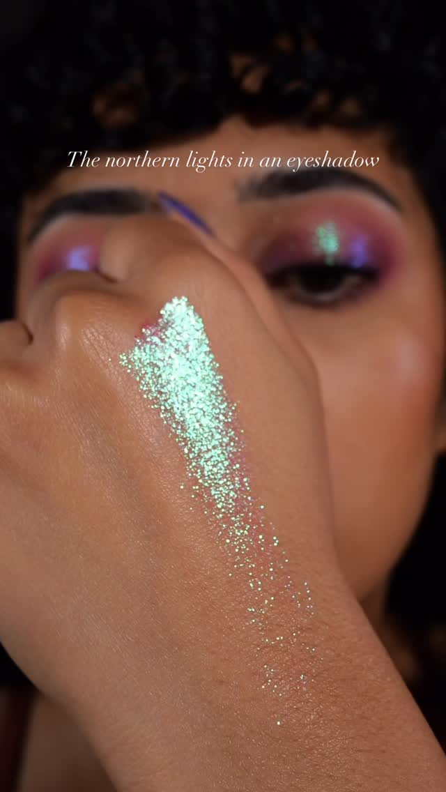 Instagram post by @noopur_makeup for Milani Cosmetics. Caption reads: Aurora (Borealis) 

Seeing as Aurora seems to be a....