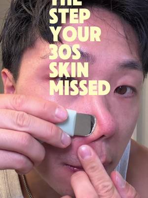 TikTok post by @derekshreddy for Illinois Soybean Association. Caption reads: Keeping my pores right in my 30s 👀 Find it on....
