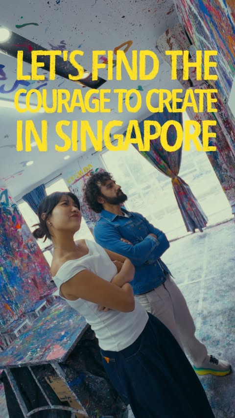 Instagram post by @siddharthajoshi for VisitSingapore. Caption reads: I told myself 2026 is the year I try new things.....