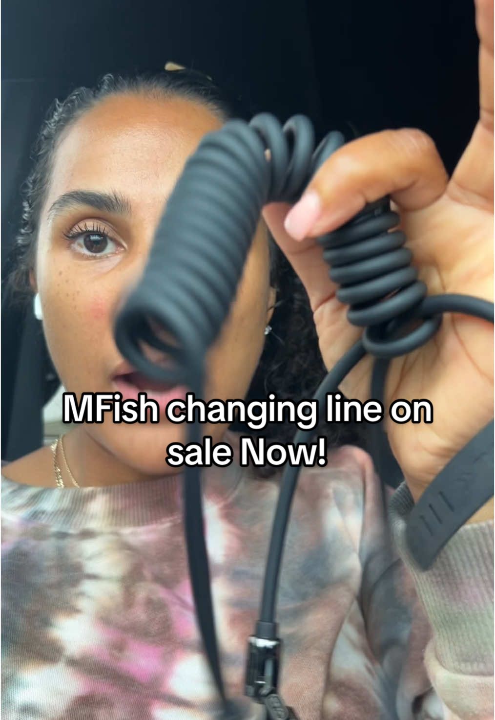 TikTok post by @carollynndesigns for MFish Tech. Caption reads: [...] charging line got you covered . #mfish....