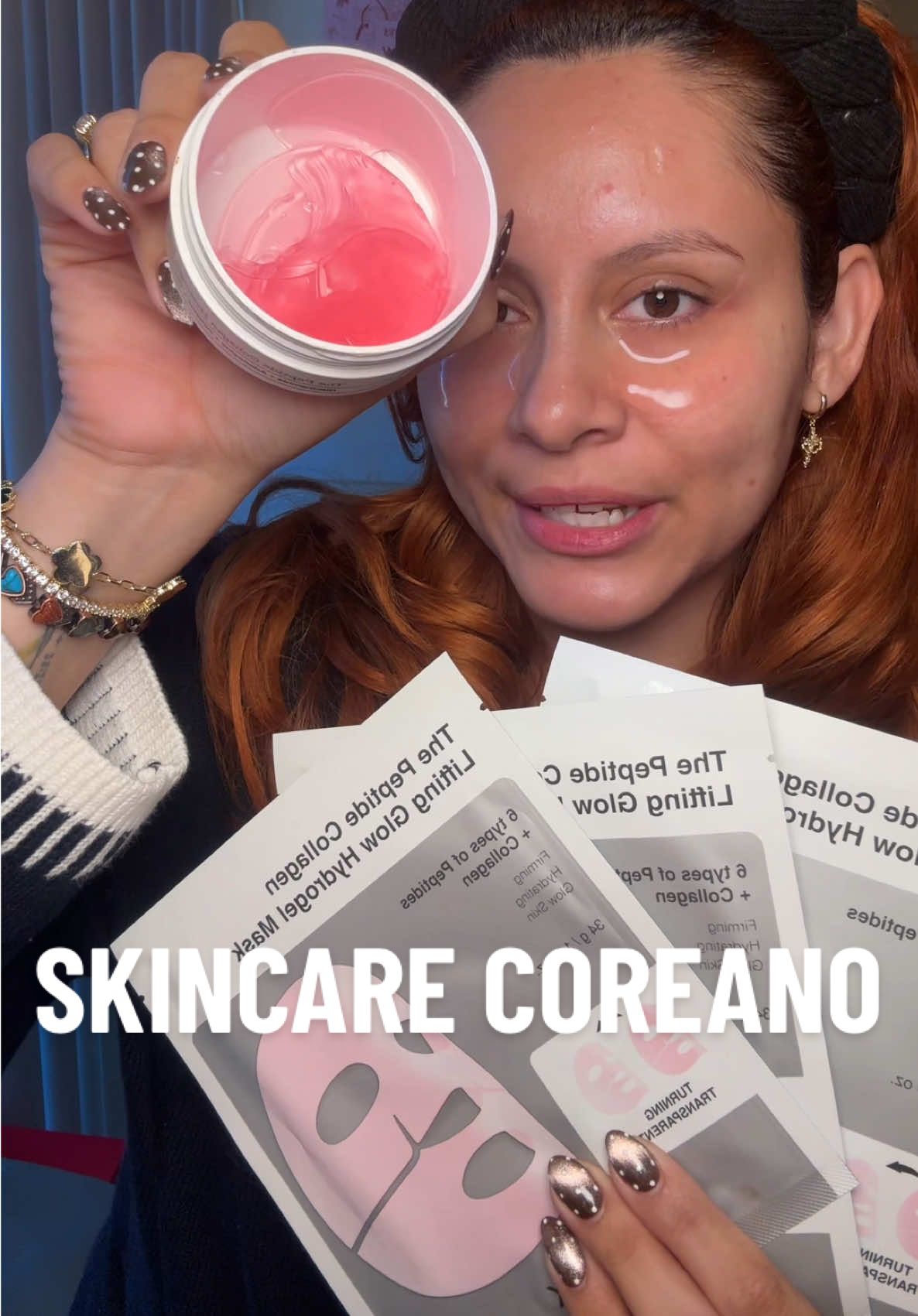 TikTok post by @johanaa_cg for COSRX. Caption reads: #cosrx #undereyecircles #undereyes [...].