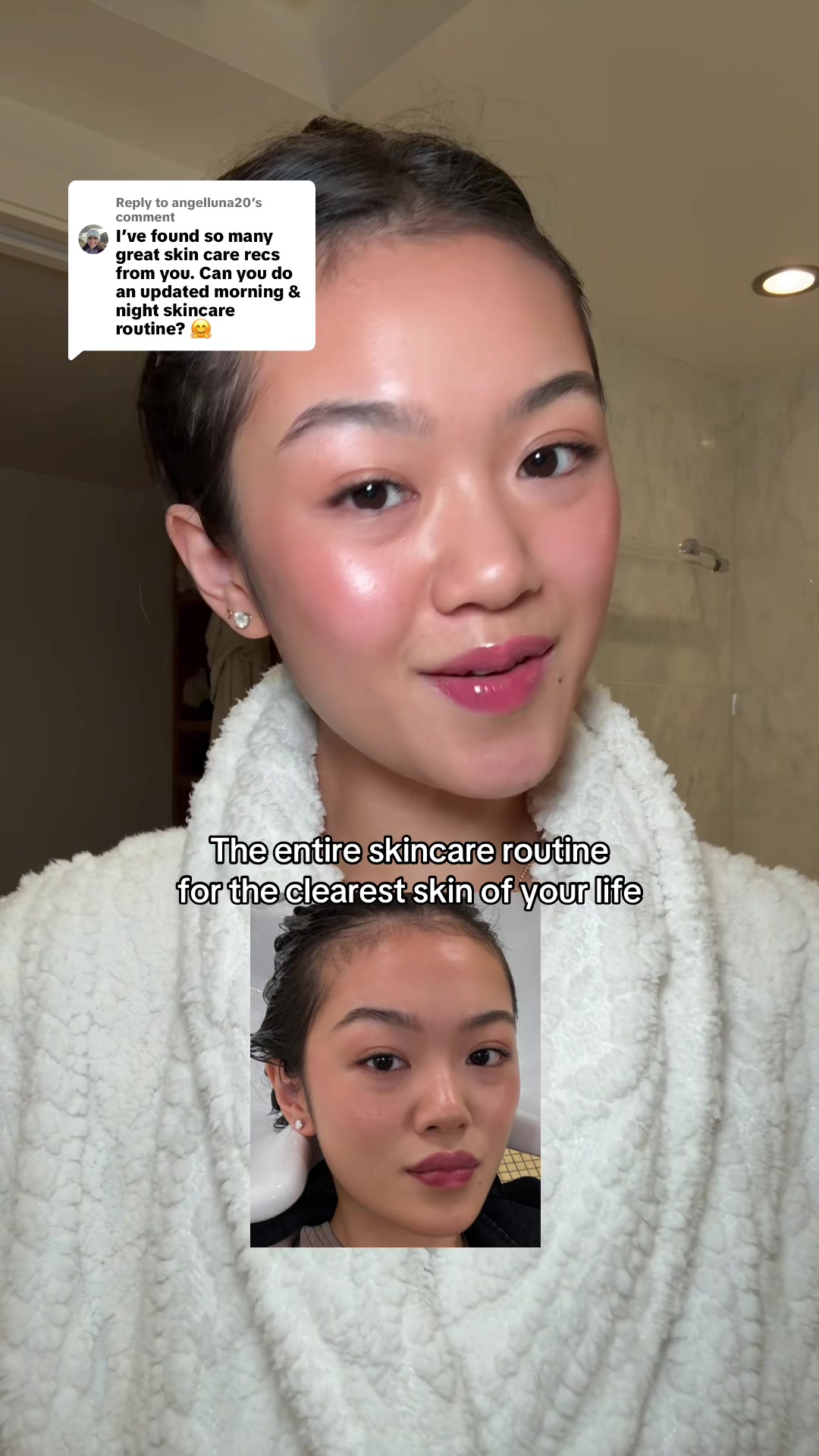 TikTok post by @charinecheungg for Haruharu Wonder. Caption reads: Replying to @angelluna20 my entire day to night....