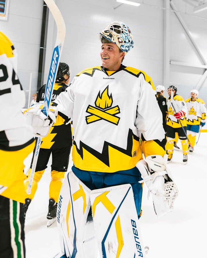 Instagram post by @puitahc for BAUER Hockey. Caption reads: @bauerhockey 🤝 @puitahc 
 
Bauer is proud to be....