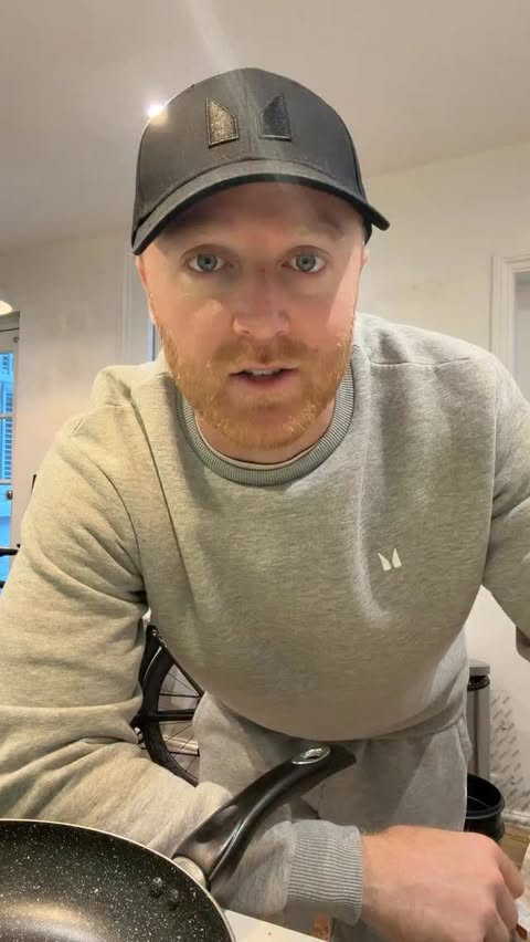 Instagram post by @theobaker_ for MyProtein. Caption reads: [...] 🥞 Be sure to use code BAKER on @myprotein |....