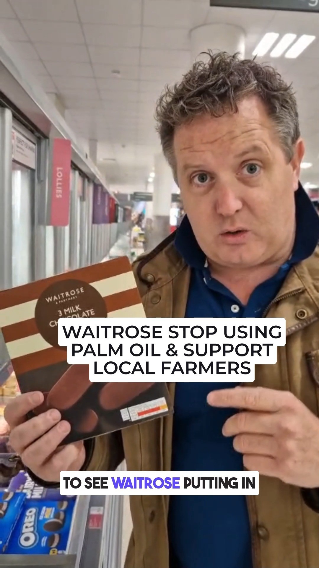 Instagram post by @concept_dairy for Waitrose. Caption reads: Every 3 days, 4 UK dairy farmers shut their doors....