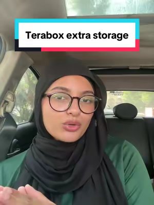 TikTok post by @hoorhussienn for TeraBox. Caption reads: Link in Bio🌟 @teraboxofficial_ #BackToSchool....