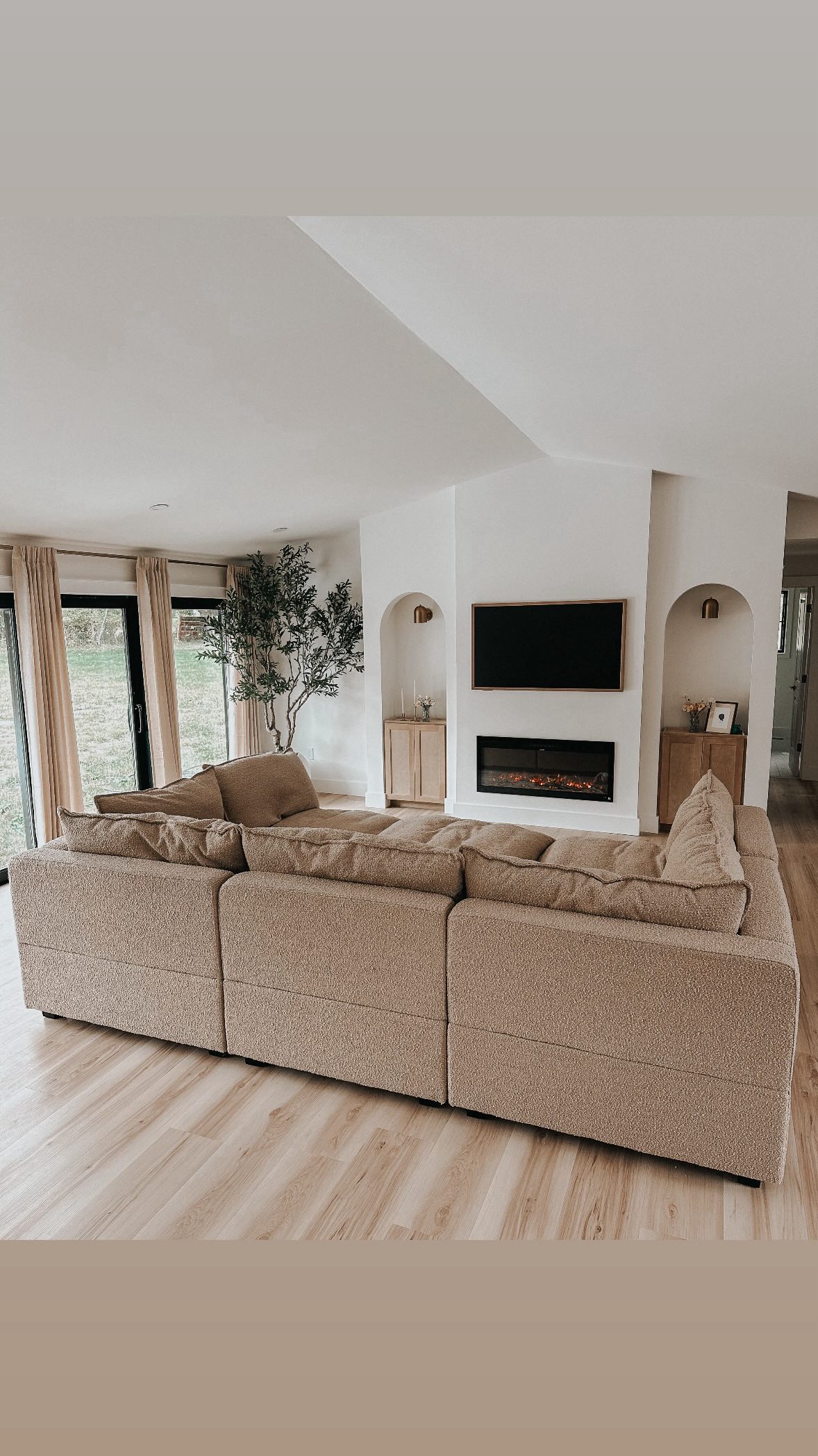 Instagram post by @edemasellis for Albany Park. Caption reads: Our Kova pit from @albanyparkhome is officially....