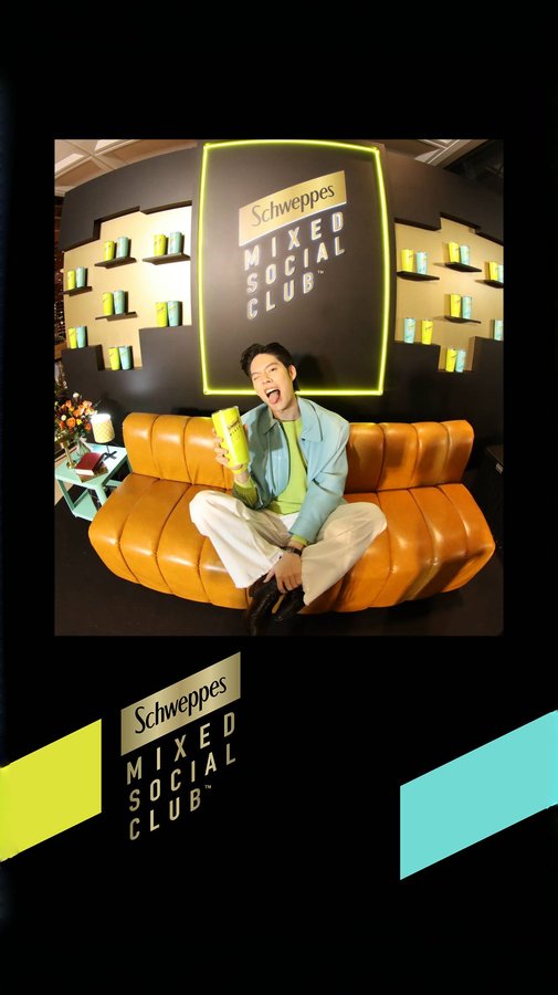 Instagram post by @nodted for Schweppes. Caption reads: TGIT! Let’s....