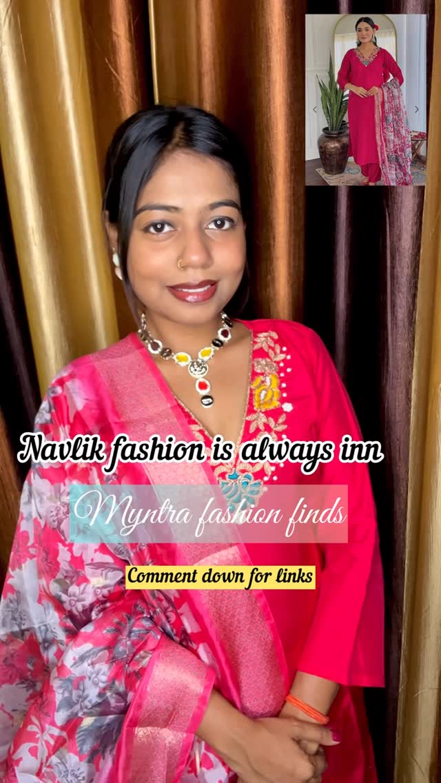 Instagram post by @_life_is_osm_2 for Navlik. Caption reads: When glamour made its grand entrance....