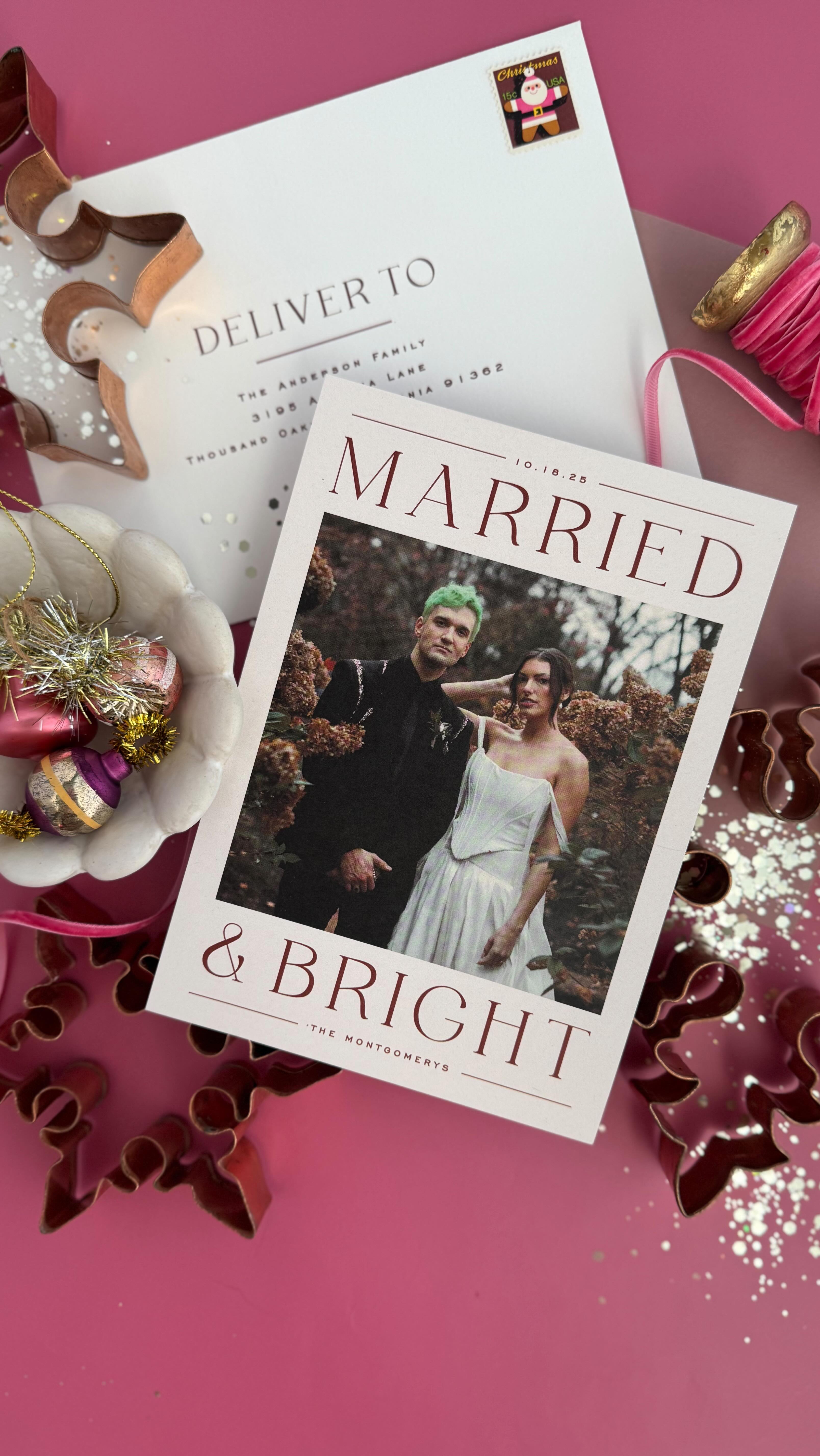 Instagram post by @greenweddingshoes for Minted. Caption reads: Your wedding photos deserve another moment....