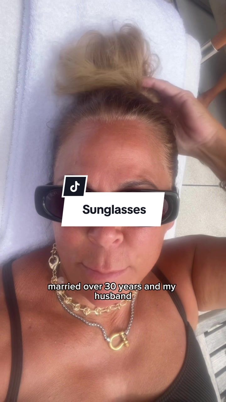 TikTok post by @the_pinder_home for DEZI. Caption reads: “That’s what get” @DEZI EYEWEAR #sunglasses .