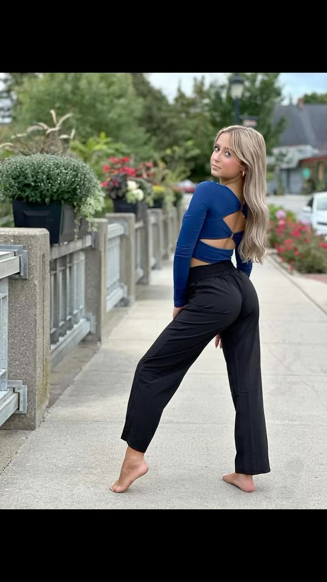 Instagram post by @caliee.rae for Dancewear Solutions. Caption reads: and just like THAT it’s Game day Friday,....