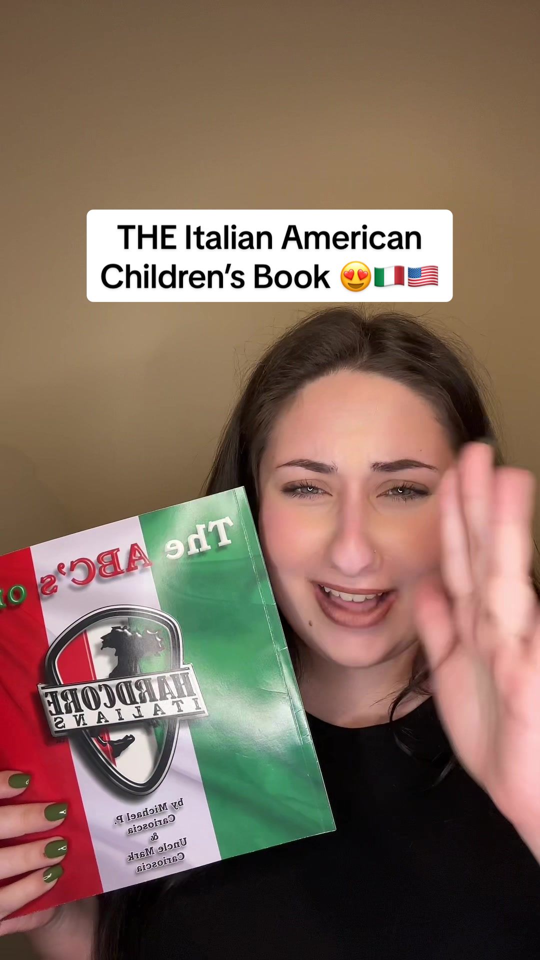 TikTok post by @modern.italian.american for Hardcore Italians. Caption reads: This is so adorable 😭 I CANNOT @HardcoreItalians....