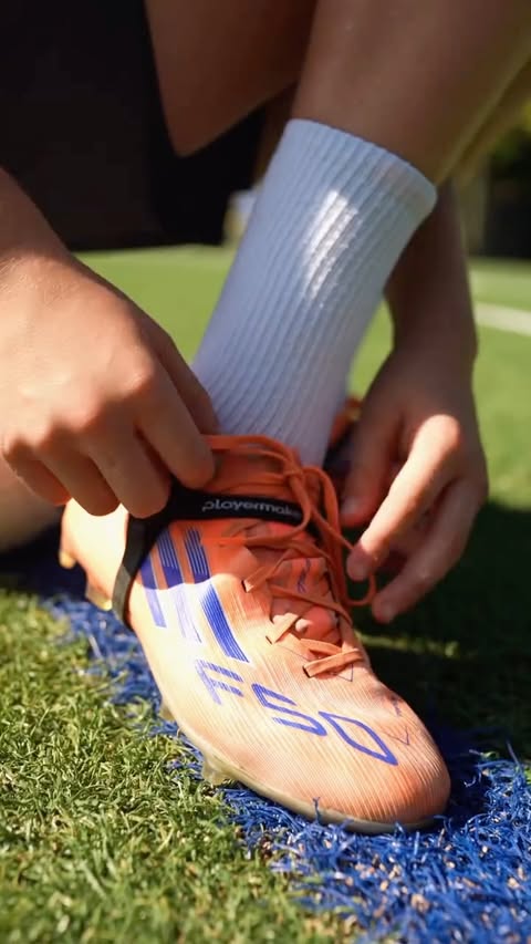 Instagram post by @wynning.soccer for Playermaker. Caption reads: ⚽️🔥 Leveling up my game with @playermaker — this....