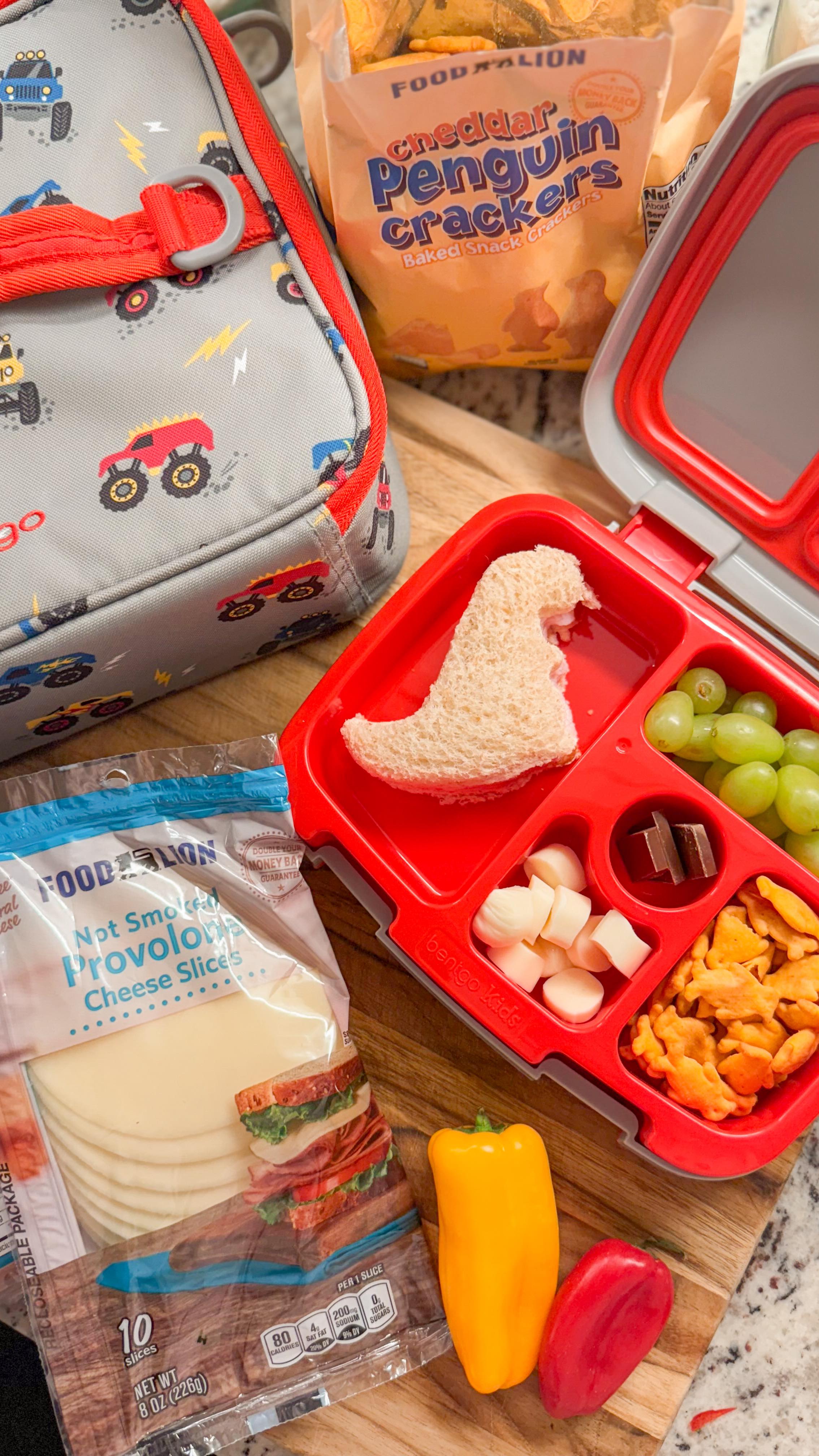 Instagram post by @brittanymolfese for Food Lion. Caption reads: The back-to-school scramble is real, but at least....