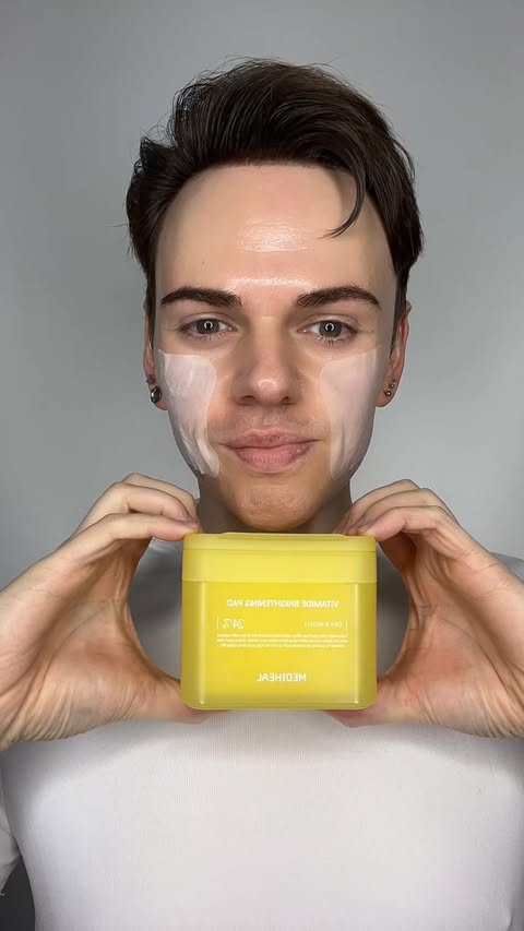 Instagram post by @joshwastjames for Mediheal. Caption reads: [...] pads do it in one effortless swipe.....