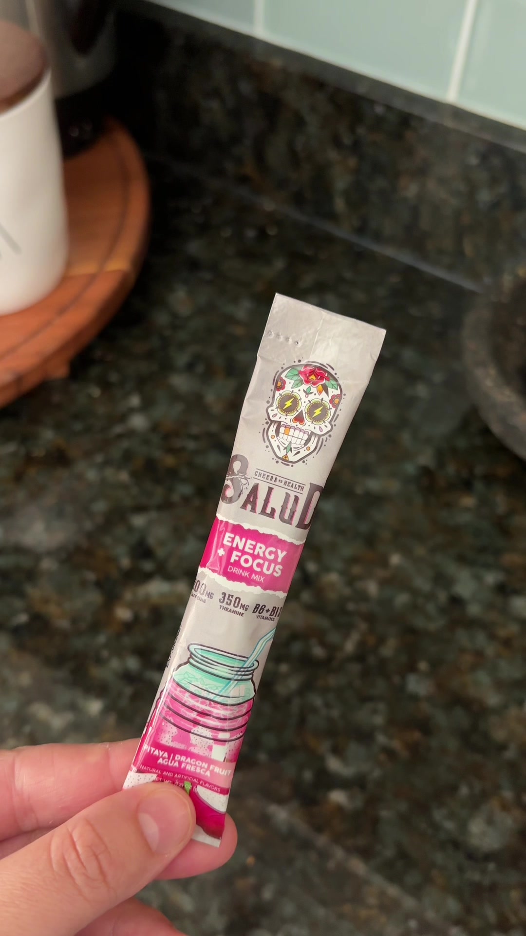 TikTok post by @monicaquintana_ for Taste Salud. Caption reads: Finally tried @Taste Salud omg it was so good!....