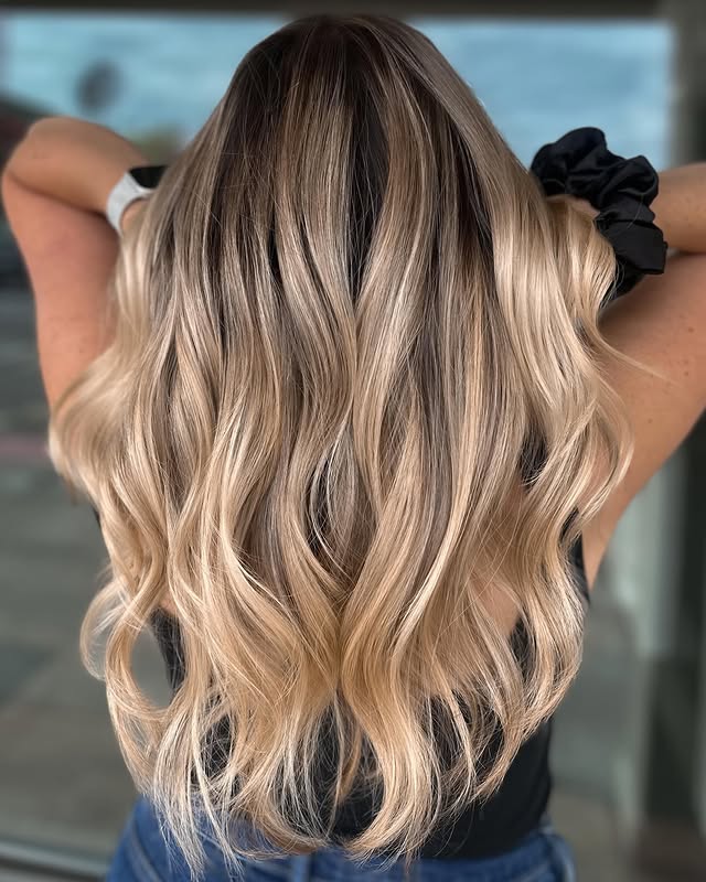 Instagram post by @live_love_dohair for Joico. Caption reads: [...] in caption) #btconeshot2026_blondes....