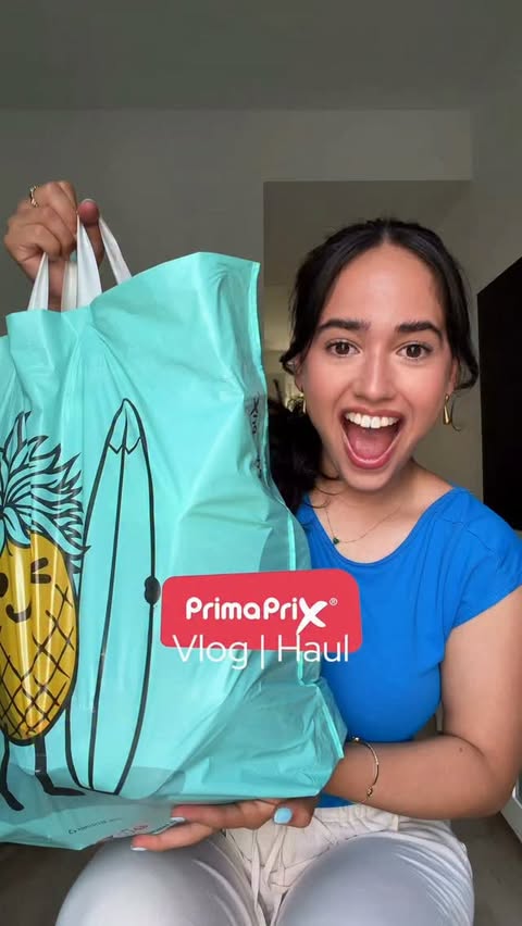 Instagram post by @melanieguanipaa for Primaprix. Caption reads: Haul de cositas que compré en PrimaPrix ❤️🛍️....