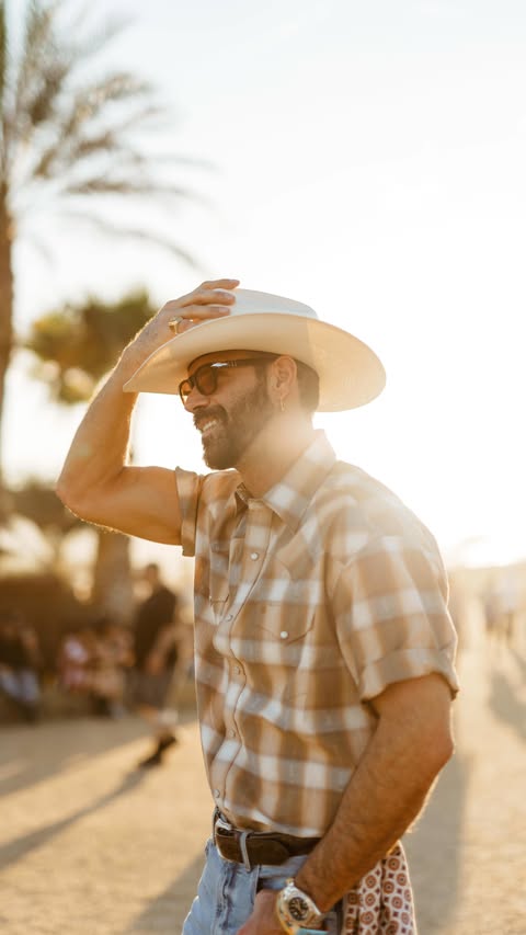 Instagram post by @christianbendek for Marriott Bonvoy. Caption reads: #MarriottBonvoyPartner Stagecoach Recap 🤠 I woke....