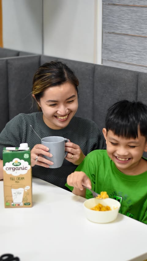 Instagram post by @abegaillvillacruz for BrandBuzz PH. Caption reads: For my family, I have to be mindful in choosing....