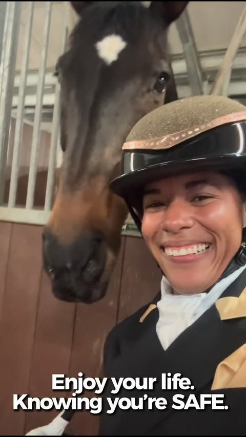 Instagram post by @teganvincentcooke for Charles Owen. Caption reads: Safety first, always 👏🏽 and in....