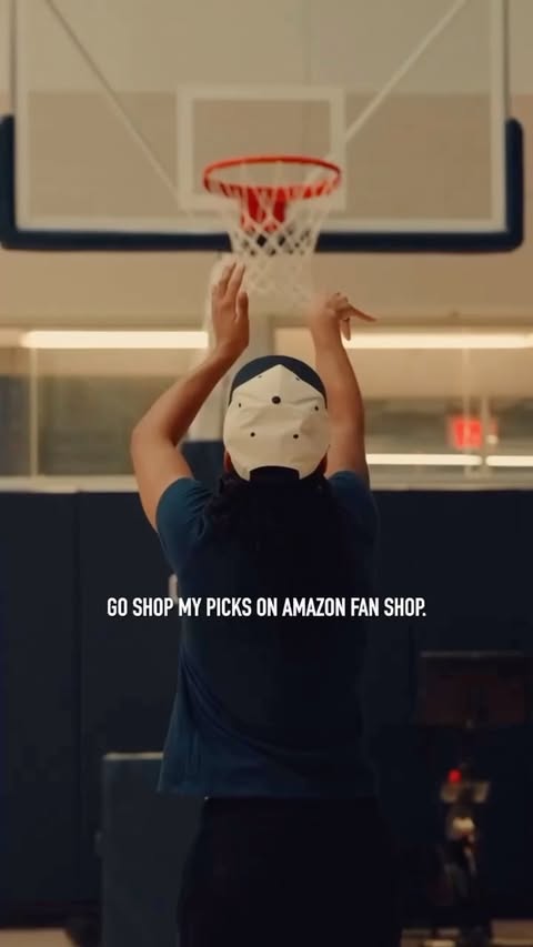 Instagram post by @kamoreaarnold for OLIPOP. Caption reads: [...] Shop and fueled off the court with....