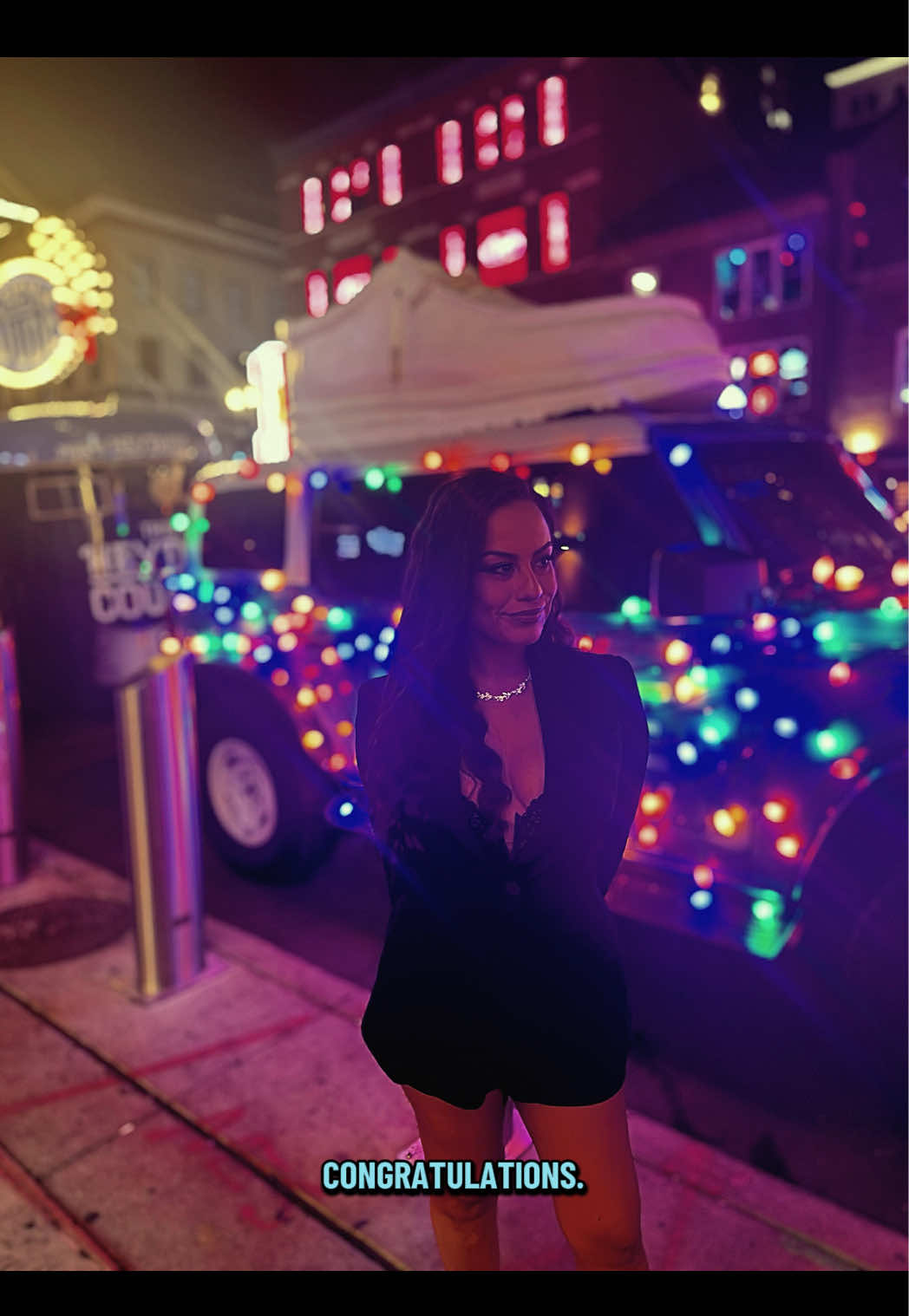 TikTok post by @elainadsmith for HEYDUDE shoes. Caption reads: #cmaawards night with the besties @HeyDude....