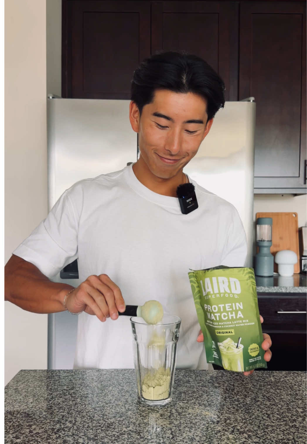 TikTok post by @max_guyer for Laird Superfood. Caption reads: [...] delicious or convenient thanks to....