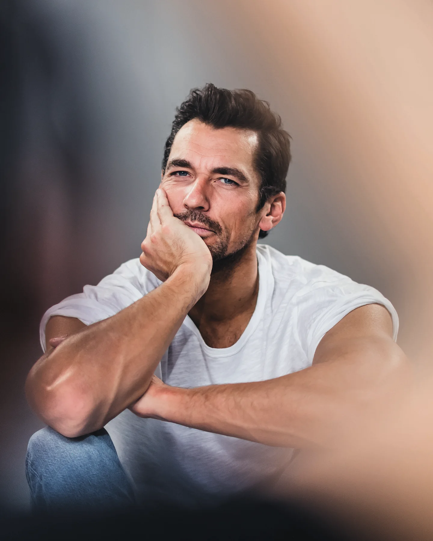 Instagram post by @davidgandy_official for Vitabiotics. Caption reads: Prioritising health and wellness through small,....