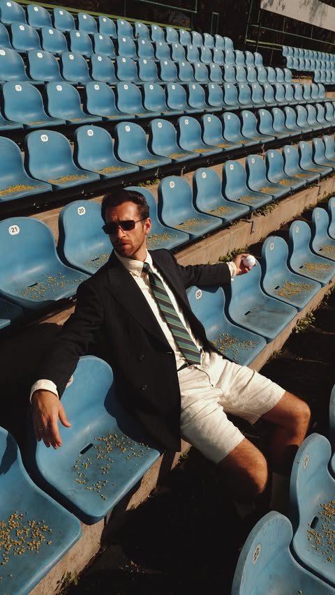 Instagram post by @danieltonijais for GANT. Caption reads: [...] // Serving looks today. 🎾 wearing all @gant....