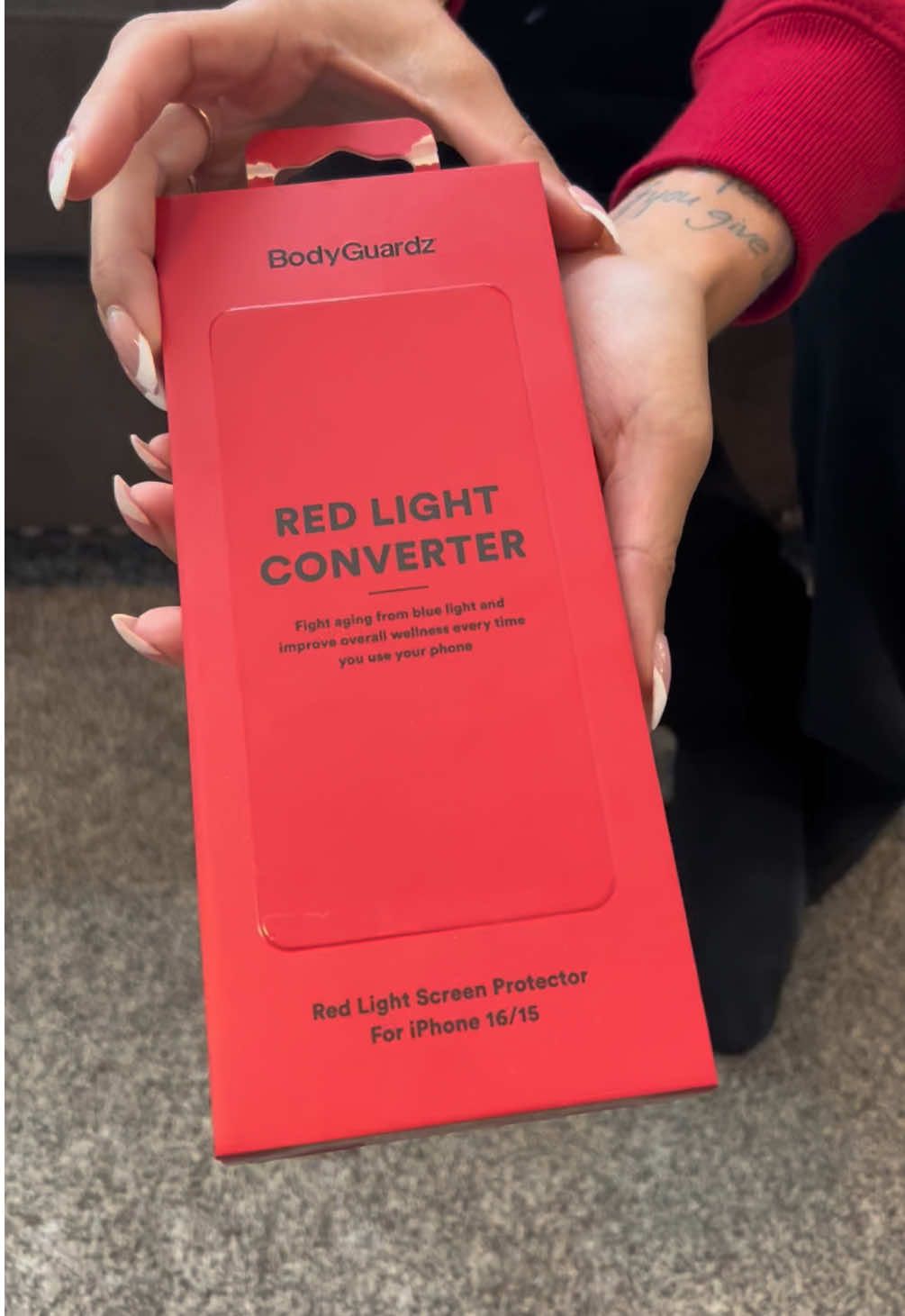 TikTok post by @randi__neal for Bodyguardz. Caption reads: [...] might as well help my skin 👀✨ This....