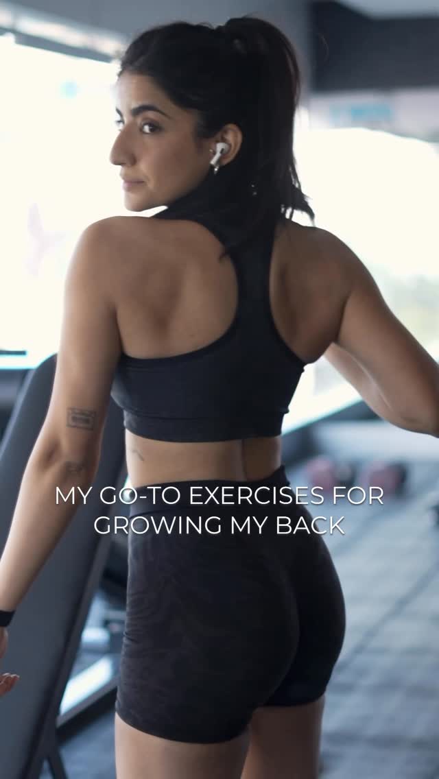 Instagram post by @darpan_narula for MuscleBlaze. Caption reads: Here are my go-to exercises for growing my back....