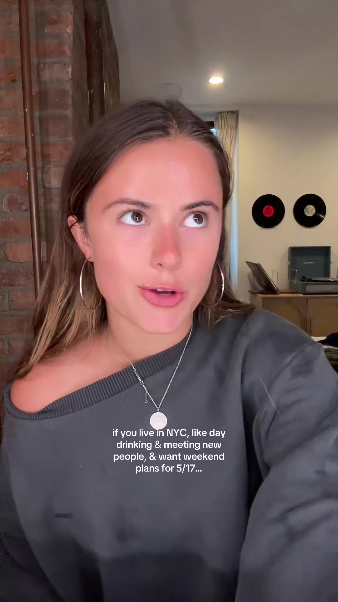 TikTok post by @isabella.lauren for Hampton Water Wine. Caption reads: my bffs fr @Hampton Water Rosé #hamptonwater #nyc....