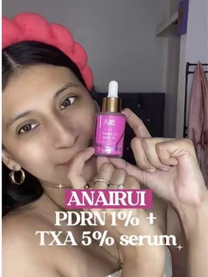 TikTok post by @leslili10 for ANAIRUI Skin Care. Caption reads: [...] @ANAIRUI SkinCare #anairui #anairuiskincare.