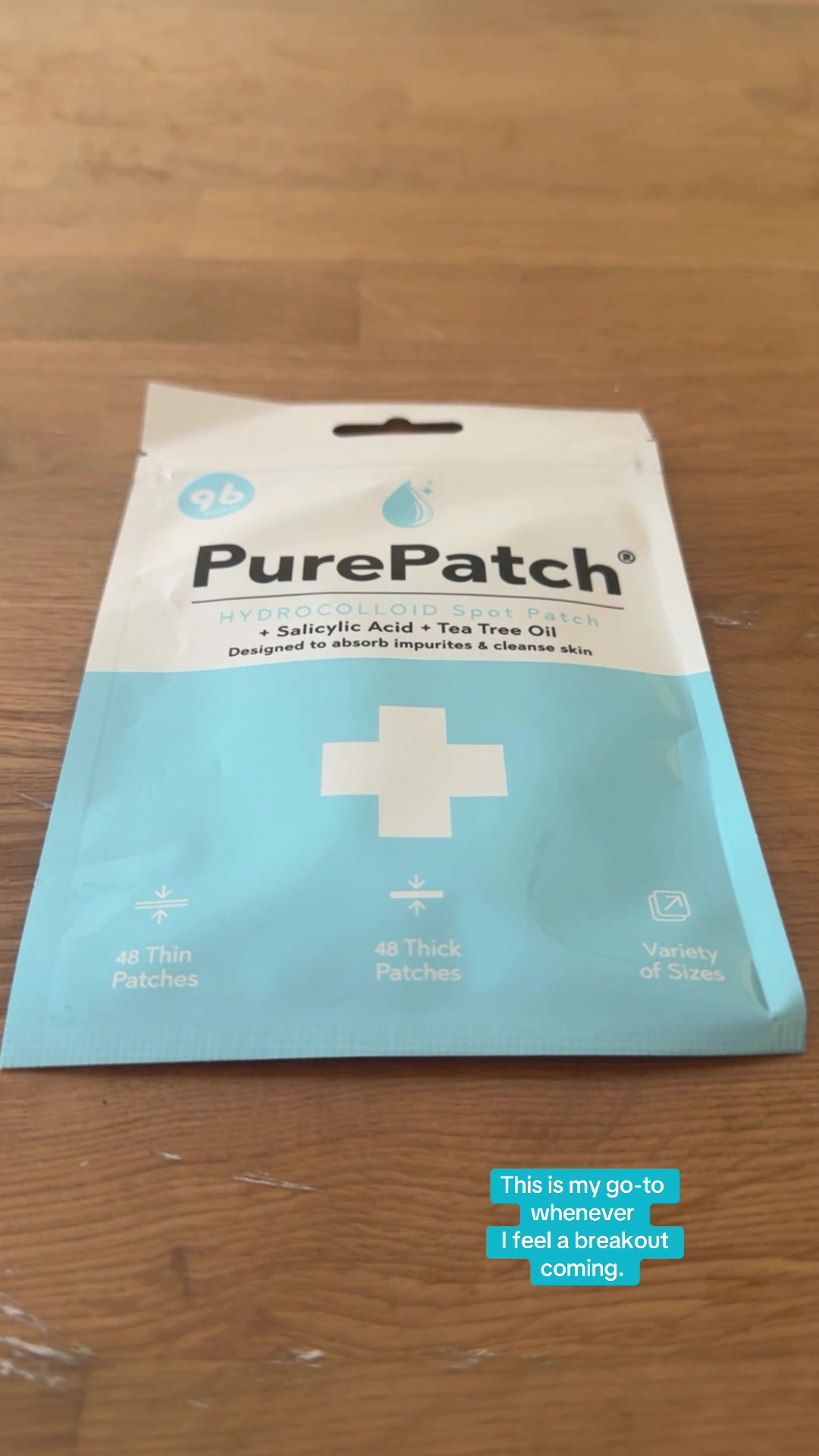 TikTok post by @byashvini for PurePatch. Caption reads: [...] and it's basically gone by morning.🌅....