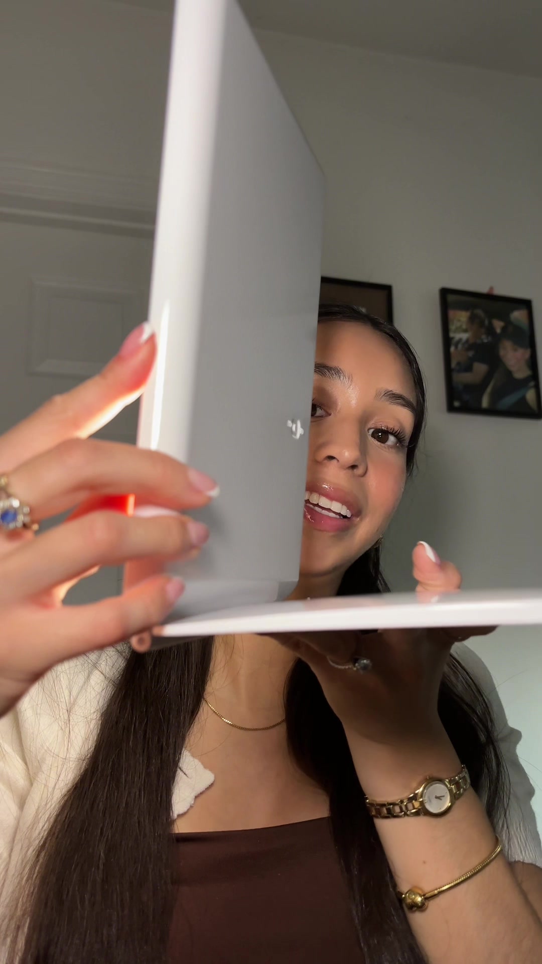 TikTok post by @tei.mom for Lurella Cosmetics. Caption reads: [...] which one was my favorite item??🤍....