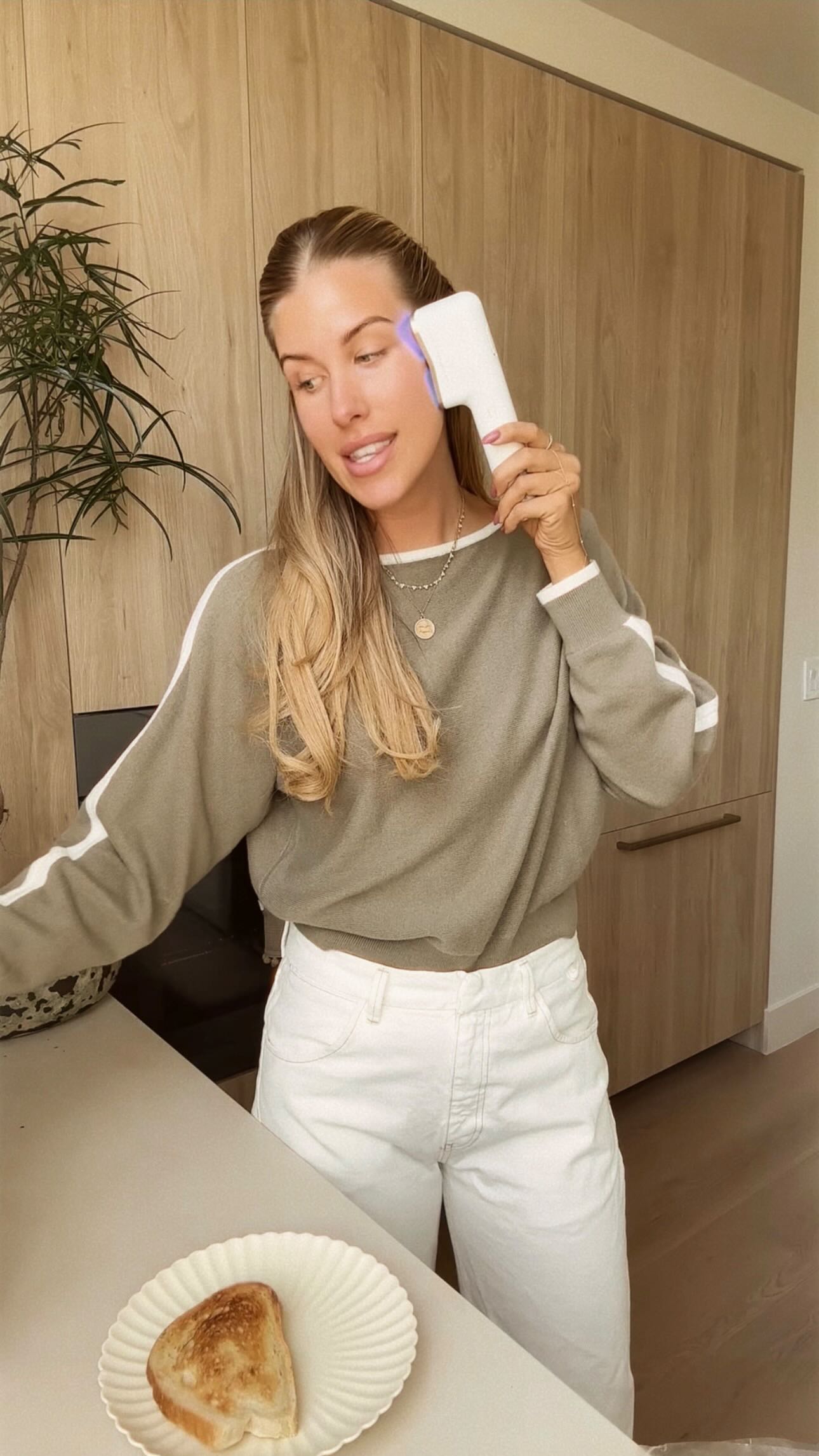 Instagram post by @ashley.paiige for dalbaglobal. Caption reads: by the time my breakfast is ready, so is my....