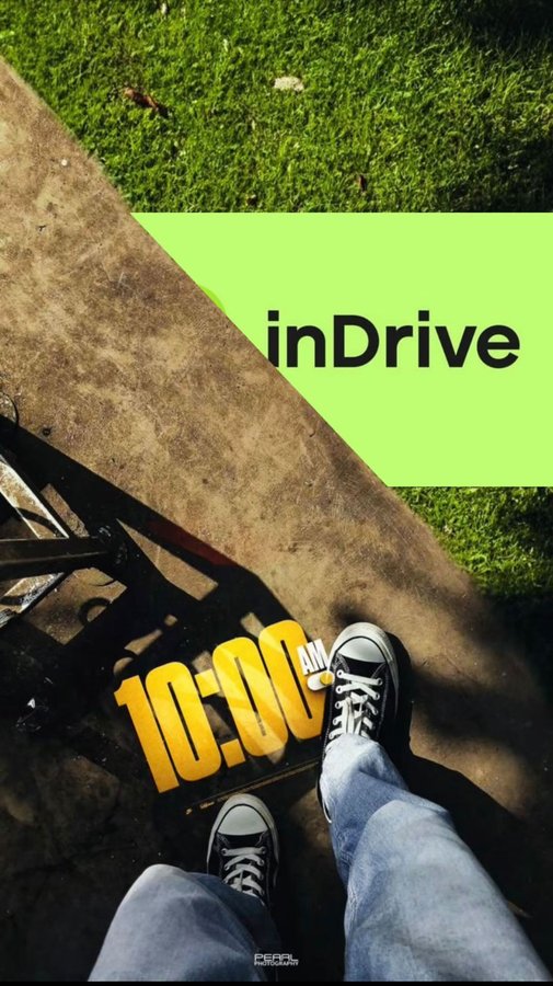 Instagram post by @yasirr_abbas for inDrive. Caption reads: sapnay tou apnay hote hen....