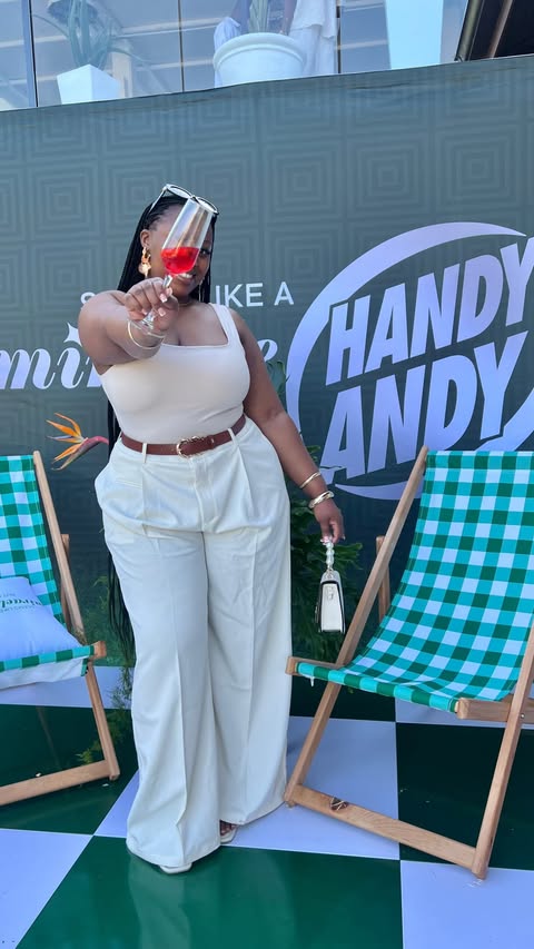 Instagram post by @grace_the_cookist for Handy Andy South Africa. Caption reads: This past weekend was unforgettable, courtesy of....