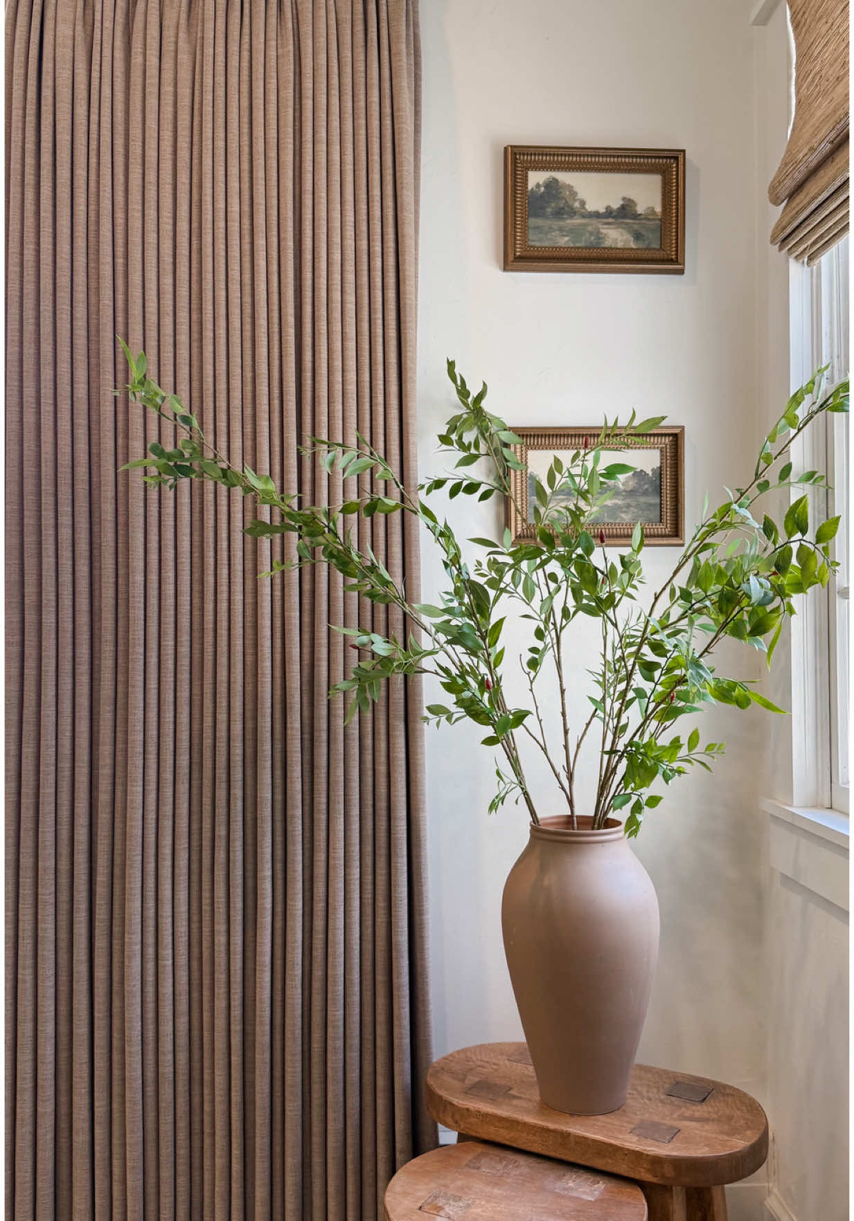 TikTok post by @dpiahome for Afloral. Caption reads: #ad| Elevate your space with @Afloral.com 🌿 (shop....