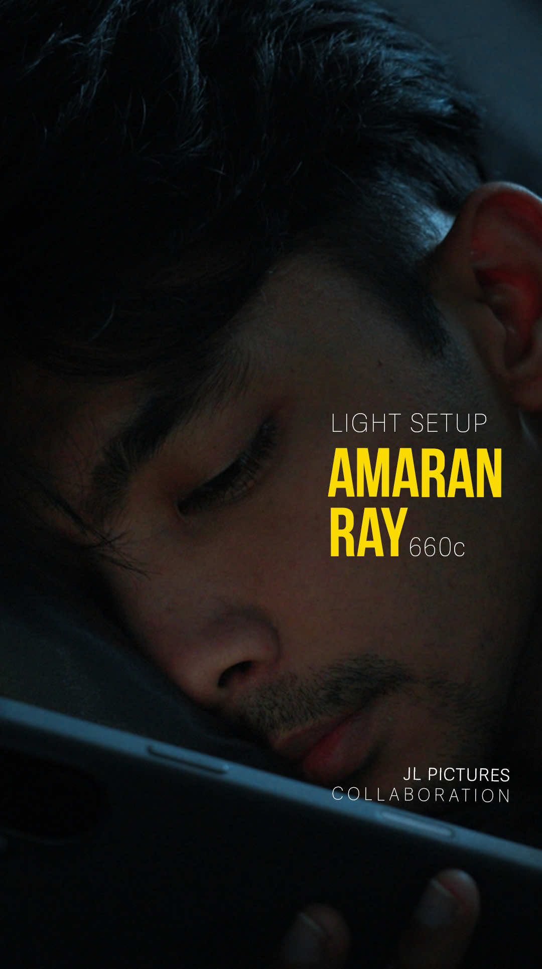 TikTok post by @jlpicturess for amaran. Caption reads: [...] on ZVE10 Mark II S-Log3 Light Setup: Amaran....