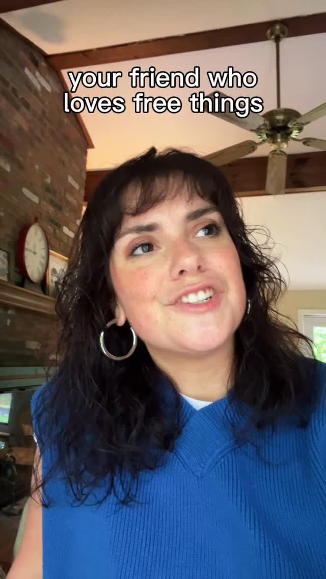 Instagram post by @kpparkerthings for SLING TV. Caption reads: watching free tv on @sling surrounded by my free....