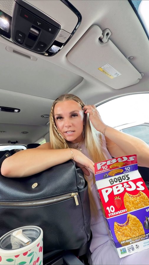 Instagram post by @mckinleymemm for Bobo's. Caption reads: If @eatbobos has me running into Costco for ONE....
