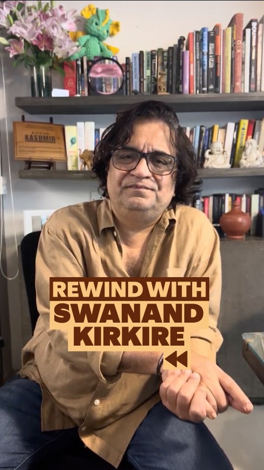 Instagram post by @swanandkirkire for Spotify. Caption reads: Time keeps passing, but Parineeta? It's here to....