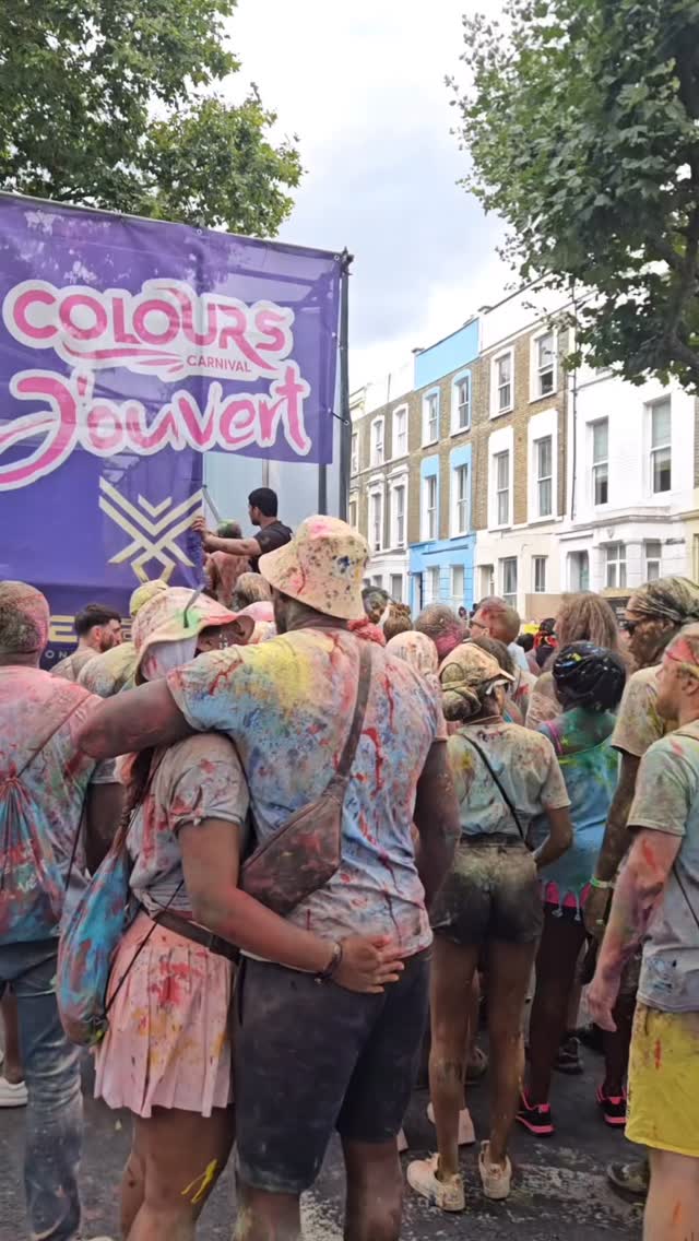 Instagram post by @holaitsbasit for VISIT LONDON. Caption reads: From steel drums to street food… the energy of....