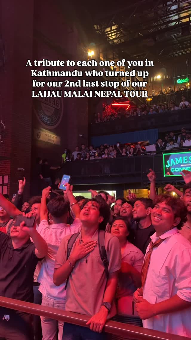 Instagram post by @abhayasubba for Jameson Whiskey. Caption reads: Looking for love in Kathmandu at....