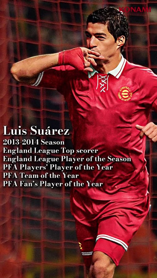 Instagram post by @luissuarez9 for eFootball. Caption reads: One game, Four goals.

Luis Suárez from the....